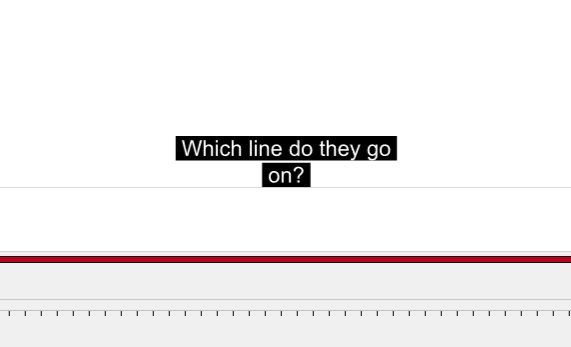 Pesky prepositions: which line do they go on?